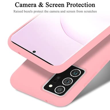 Samsung Galaxy NOTE 20 PLUS silikondeksel case (rosa)