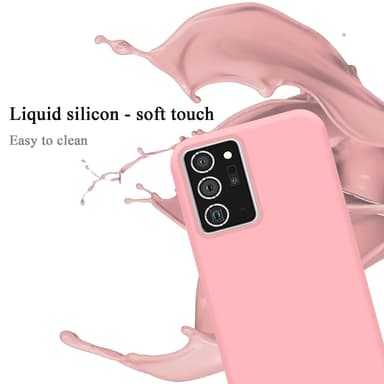 Samsung Galaxy NOTE 20 PLUS silikondeksel case (rosa)