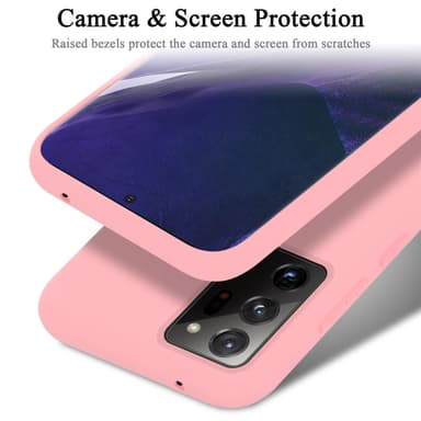 Samsung Galaxy NOTE 20 ULTRA silikondeksel case (rosa)