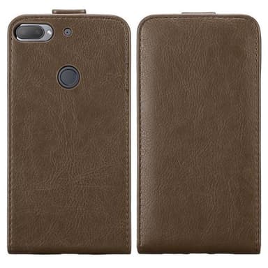 HTC Desire 12 PLUS deksel flip cover (brun)