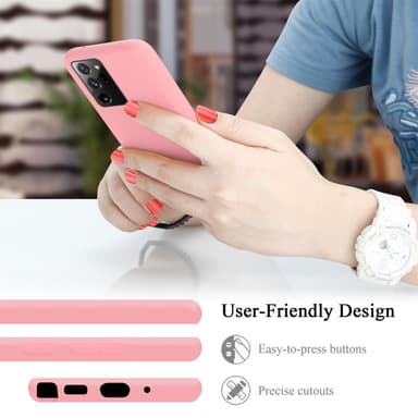 Samsung Galaxy NOTE 20 ULTRA silikondeksel case (rosa)