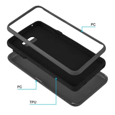 Samsung Galaxy NOTE 5 Deksel Case Cover (grå)