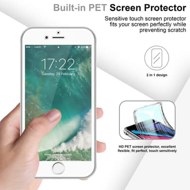 iPhone 7 PLUS / 7S PLUS / 8 PLUS Deksel 360 Case Cover