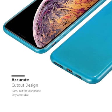 iPhone XS MAX silikondeksel cover (turkis)