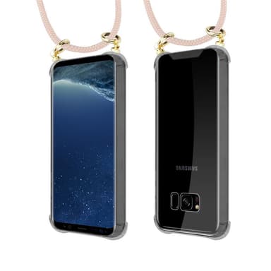 Samsung Galaxy S8 Deksel med Halskjede (rosa)