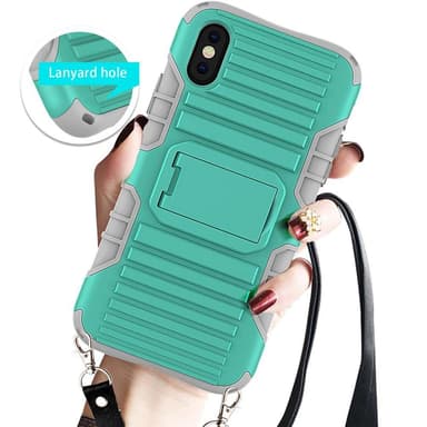 iPhone X / XS Deksel Case Cover (turkis)
