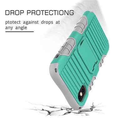 iPhone X / XS Deksel Case Cover (turkis)
