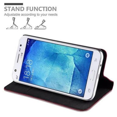 Samsung Galaxy J5 2015 lommebokdeksel case (rød)