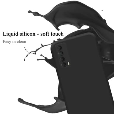 Huawei P SMART 2021 silikondeksel case (Svart)