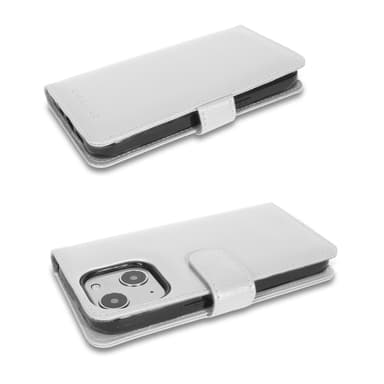 iPhone 13 MINI lommebokdeksel case (hvit)