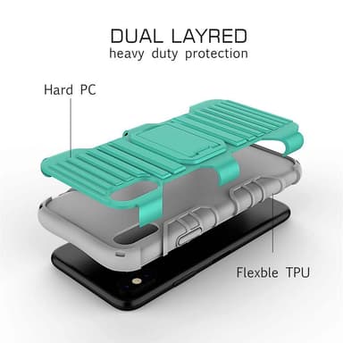 iPhone X / XS Deksel Case Cover (turkis)