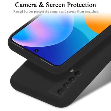 Huawei P SMART 2021 silikondeksel case (Svart)