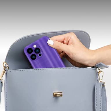 iPhone 13 PRO Silikondeksel Beskyttelse (lilla)