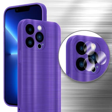 iPhone 13 PRO Silikondeksel Beskyttelse (lilla)