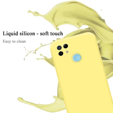 Realme C21 silikondeksel case (gul)