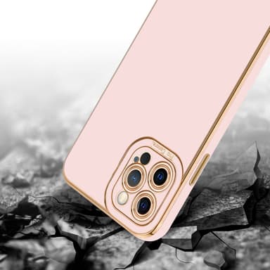 iPhone 12 PRO MAX silikondeksel cover (rosa)