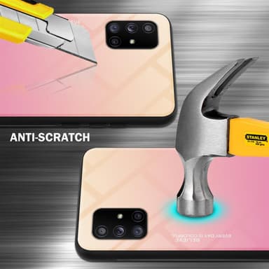Deksel Samsung Galaxy A71 5G Case Cover (svart)