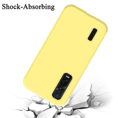Oppo FIND X2 PRO silikondeksel case (gul)
