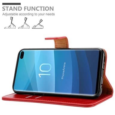Samsung Galaxy S10 PLUS lommebokdeksel etui (rød)