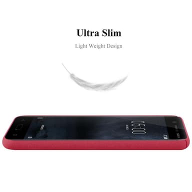 Nokia 5 2017 Hardt Deksel Cover (rød)