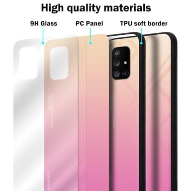 Deksel Samsung Galaxy A71 5G Case Cover (svart)