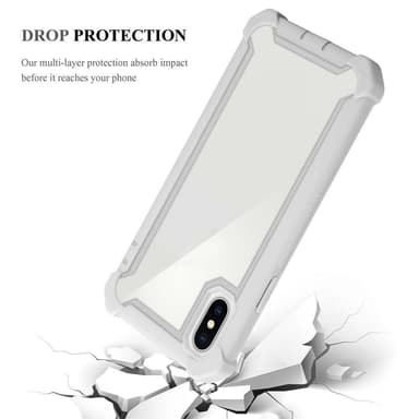 iPhone XS MAX Deksel Case Cover (grå)