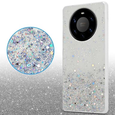 Huawei MATE 40 PRO Silikondeksel Glitter