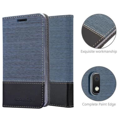 Samsung Galaxy A10 / M10 lommebokdeksel etui (blå)