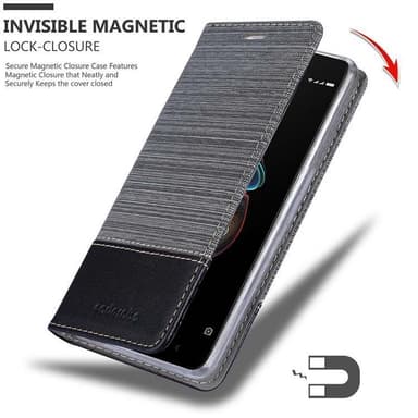 Xiaomi RedMi 5A lommebokdeksel etui (grå)