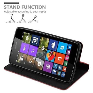 Nokia Lumia 540 lommebokdeksel case (rød)