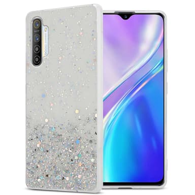 Oppo FIND X2 Silikondeksel Glitter (Gjennomsiktig)