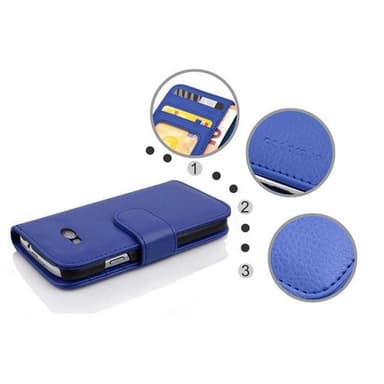 HTC ONE M8 MINI lommebokdeksel case (blå)