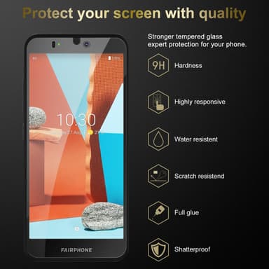Fairphone 3 Skjermbeskytter Skärmskydd