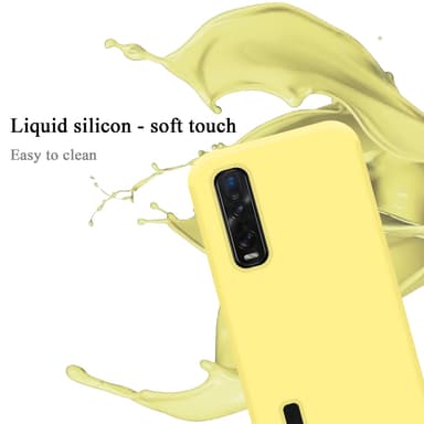 Oppo FIND X2 PRO silikondeksel case (gul)