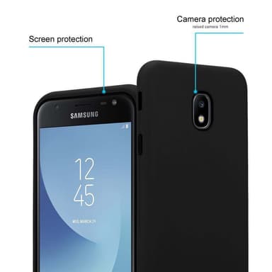 Samsung Galaxy J7 2017 Deksel Case Cover (svart)