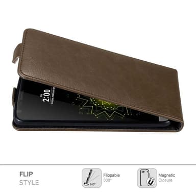 LG G5 deksel flip cover (brun)