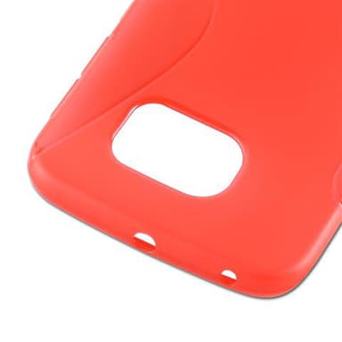 Samsung Galaxy S6 EDGE silikondeksel case (rød)