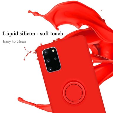 Deksel Samsung Galaxy S20 PLUS Ring Case (rød)