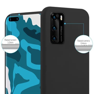 Deksel Huawei P40 Silikon cover (svart)