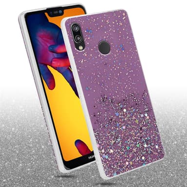Huawei P20 LITE 2018 / NOVA 3E Silikondeksel Glitter