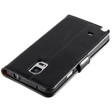 Samsung Galaxy NOTE 4 lommebokdeksel etui (svart)