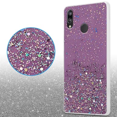 Huawei P20 LITE 2018 / NOVA 3E Silikondeksel Glitter