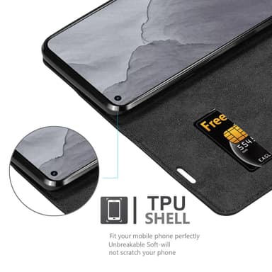 Realme GT Master lommebokdeksel case (svart)