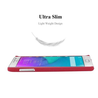 Samsung Galaxy NOTE EDGE Hardt Deksel Cover (rød)