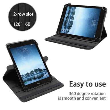 LG G Pad F2 (8.0 tomme) deksel til nettbrett (svart)