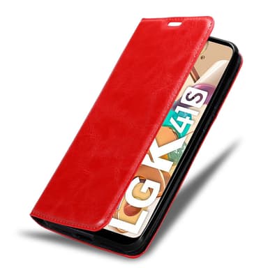 LG K41S lommebokdeksel case (rød)