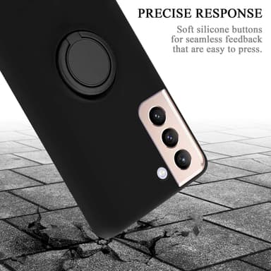 Deksel Samsung Galaxy S22 PLUS Ring Case (svart)
