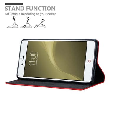 ZTE Nubia Z11 lommebokdeksel case (rød)