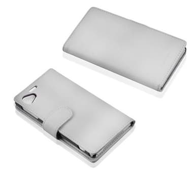 Sony Xperia Z1 COMPACT lommebokdeksel etui (hvit)