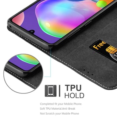 Samsung Galaxy A31 Deksel Case Cover (svart)